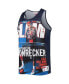 Фото #3 товара Men's Kenyon Martin Navy New Jersey Nets Slam Player Tank Top