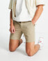 Фото #4 товара ASOS DESIGN skinny chino shorts in beige