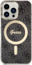 Фото #3 товара Guess Zestaw Guess GUBPP13LH4EACSK Case+ Charger iPhone 13 Pro czarny/black hard case 4G Print MagSafe NoSize