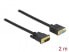 Delock 86753 - 2 m - DVI - VGA (D-Sub) - Male - Female - Straight