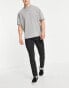 ASOS DESIGN corduroy skinny jeans in dark grey