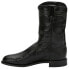 Фото #3 товара Justin Boots Brock Round Toe Roper Cowboy Mens Black Casual Boots 3233