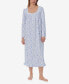 ფოტო #1 პროდუქტის Women's Cotton Floral Lace-Trim Nightgown