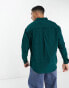 ASOS DESIGN oversized cord shirt in teal