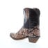 Фото #6 товара Abilene Boots 9297 Womens Brown Leather Slip On Cowboy Western Boots