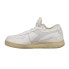 Фото #3 товара Diadora Mi Basket Row Cut Lace Up Mens White Sneakers Casual Shoes 176282-C8450