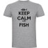 KRUSKIS Keep Calm And Fish short sleeve T-shirt