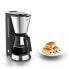 WMF KITCHENminis 04.1227.0011 - Drip coffee maker - 0.625 L - Ground coffee - 710 W - Black - Stainless steel