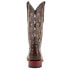 Ferrini Mustang Alligator Square Toe Cowboy Mens Brown Dress Boots 40793-09