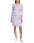 Фото #1 товара J.Mclaughlin Sophia Catalina Cloth Shift Dress Women's Blue Xl