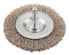 Фото #6 товара kwb 609830 - Wire wheel - 0.3 mm - 6 mm - 7.5 cm - Metal,Stainless steel,Stone,Wood