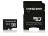 Transcend microSDXC/SDHC Class 10 8GB with Adapter - 8 GB - MicroSDHC - Class 10 - NAND - 90 MB/s - Black