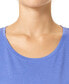 ფოტო #3 პროდუქტის Women's Solid Short-Sleeve Scoop-Neck Sleep Tee