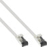 Фото #1 товара InLine Patch cable flat - U/FTP - Cat.8.1 - TPE halogen-free - white - 3m