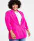 Plus Size 3/4-Sleeve Blazer, Created for Macy's