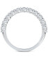 ფოტო #4 პროდუქტის Diamond Eleven Stone Band (1 ct. t.w.) in 14k White Gold