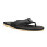 London Fog Tyrone Flip Flops Mens Black Casual Sandals CL30379M-B
