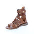 Фото #7 товара Bed Stu Grevena F373104 Womens Brown Leather Lace Up Gladiator Sandals Shoes