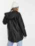 Фото #3 товара Vero Moda hooded rain jacket in black