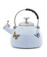 Butterfly Meadow Kitchen 2.5 quart Blue Tea Kettle