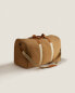 Leather travel bag