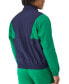 Men's Half-Zip Colorblocked Long Sleeve Jacket