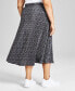 Фото #2 товара Plus Size Knit Midi Skirt