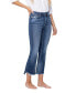 ფოტო #3 პროდუქტის Women's High Rise Cropped Step Hem Flare Jeans