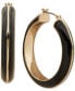 Фото #1 товара Gold-Tone Small Color Hoop Earrings, 1.05"