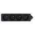 Power Strip Lanberg black - 4 sockets - 1,5m