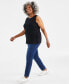 Plus Size Boat-Neck Knit Tank Top, Created for Macy's