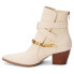 Фото #3 товара COCONUTS by Matisse Jill Pull On Pointed Toe Booties Womens Off White Casual Boo