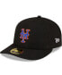 Фото #1 товара Men's Black New York Mets Authentic Collection Alternate On-Field Low Profile 59FIFTY Fitted Hat
