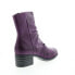 Фото #8 товара Miz Mooz Gem IB 20767 Womens Purple Leather Zipper Casual Dress Boots 6