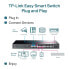 TP-LINK 28-Port Gigabit Easy Smart Switch with 24-Port PoE+ - Managed - L2 - Gigabit Ethernet (10/100/1000) - Power over Ethernet (PoE) - Rack mounting - 1U