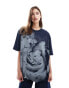 Фото #1 товара ASOS DESIGN rose t-shirt in navy