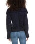 Seraphina Johnny Collar Wool-Blend Sweater Women's