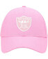 Big Girls Pink Las Vegas Raiders Rose MVP Adjustable Hat