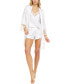 Фото #3 товара Kit Heart Lace Cami & Tap Shorts Pajama Set