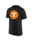 Фото #2 товара Men's Black Tennessee Volunteers Basketball Logo T-shirt