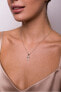 Фото #3 товара White gold cross pendant CSR024_AU_W