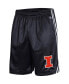 Men's Black Illinois Fighting Illini Team Lacrosse Shorts