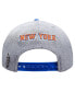 Фото #3 товара Men's Gray/Blue New York Knicks Classic Logo Two-Tone Snapback Hat
