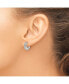 ფოტო #3 პროდუქტის Stainless Steel Polished Laser cut Hinged Hoop Earrings
