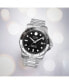 ფოტო #4 პროდუქტის Series 800 Men's Swiss Automatic Silver-Tone Stainless Steel Bracelet Watch 42mm
