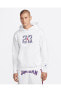 DJ0218-100 Jordan Sport DNA Men's Fleece Hoodie Erkek Beyaz Sweatshirt