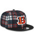 Фото #2 товара Men's Black Cincinnati Bengals 2024 Sideline Statement 9FIFTY Snapback Hat