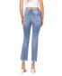 Фото #3 товара Women's High Rise Cropped Slim Straight Jeans