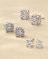 ფოტო #3 პროდუქტის Diamond Stud Earrings (5/8 ct. t.w.) in 14k White Gold