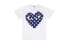 Футболка CDG Play Polka Dot White Men's